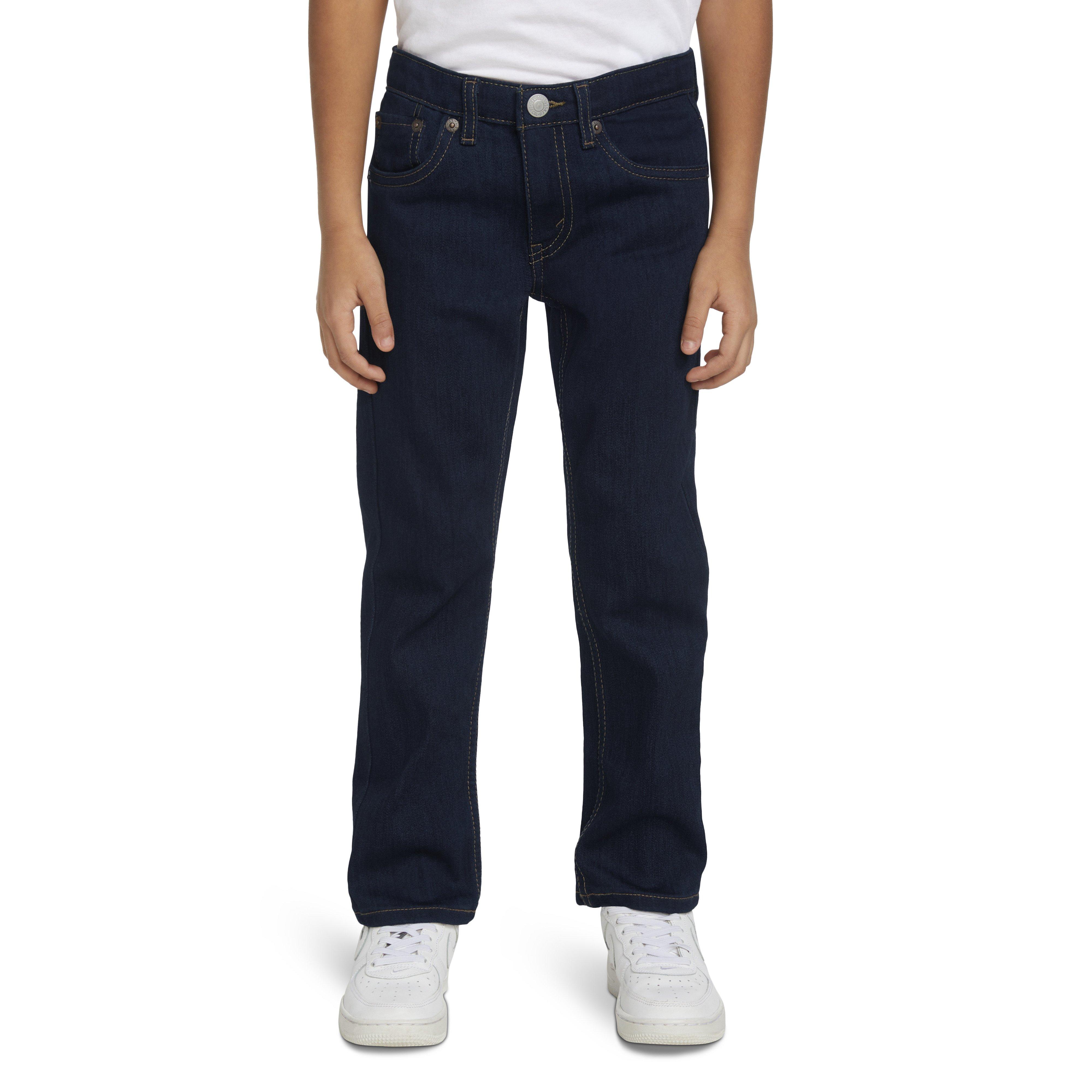 Levi's 511 Eco-Soft Performance Slim Fit Dark Wash Little Boys' Dark Blue Denim Straight Jeans - DK BLUE